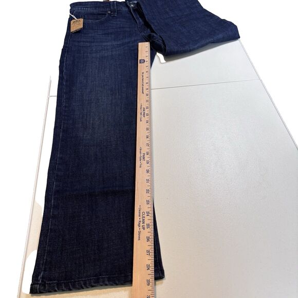 T.K. Axel Men's Slim Boot Cut Stretch 7 Pocket Denim Jean Dark 32x30 NWT - Picture 12 of 16